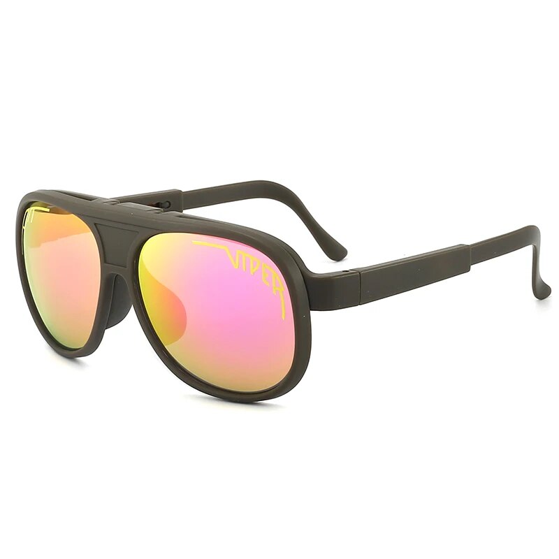 NEW Fashion Flip up down Retro Cycling UV400 Sunglasses