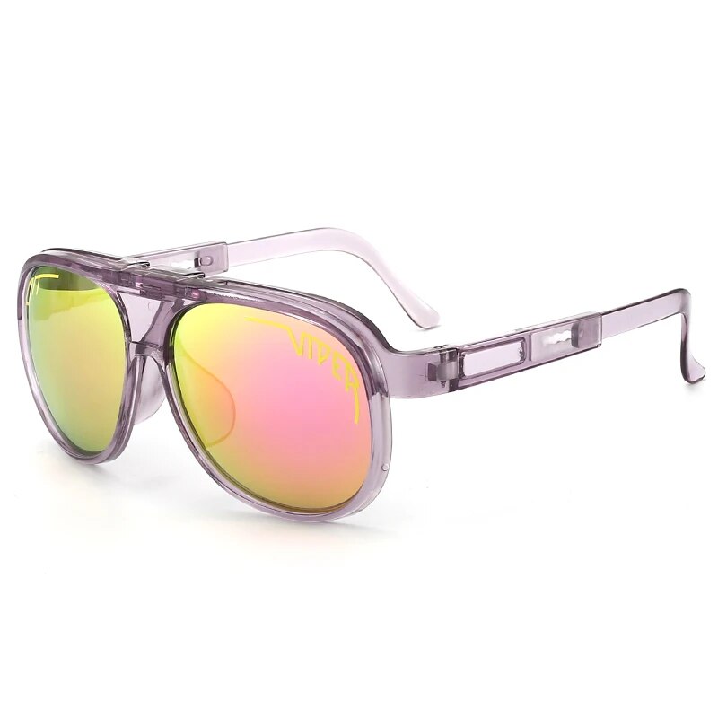 NEW Fashion Flip up down Retro Cycling UV400 Sunglasses