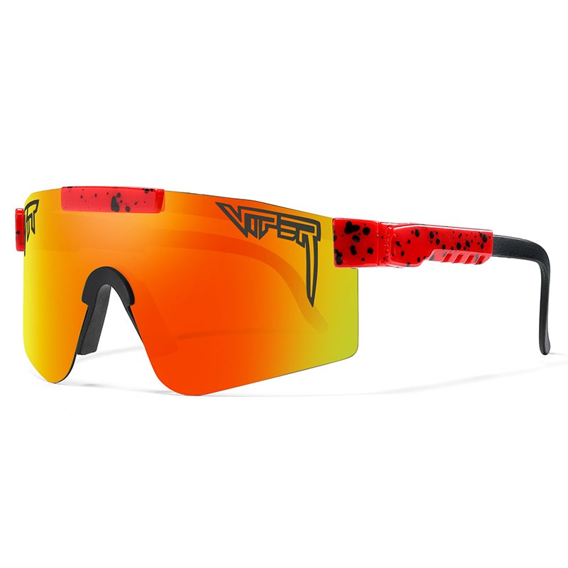 Pit Viper Sports Polarized Sunglasses UV400 Fashion Cycling Glasses, C06