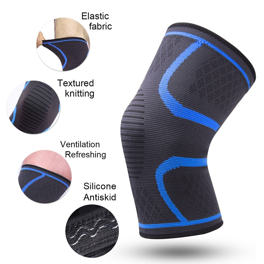 Gym Knee Pads Sports Elastic Knee Brace Fitness Kneepad 1Pc - PUPU
