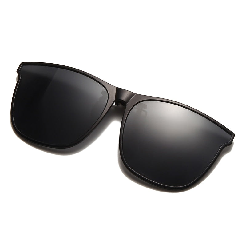 Polarized Clip-On Sunglasses Men Photochromic Car Driver Goggles - PUPU