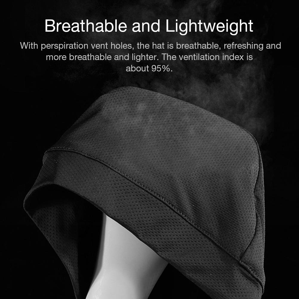 New Cooling Skull Caps Sweat-Wicking Head Caps Breathable Summer Cycling  Skull Caps for Men,Light gray