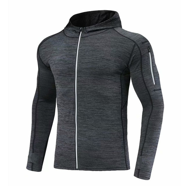 Men Sports Hoodies Fitness Bodybuilding Sweatshirt - PUPU