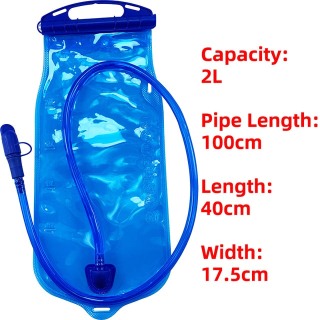 Cycling Backpack Hiking Knapsack with Hydration Water Bag - PUPU