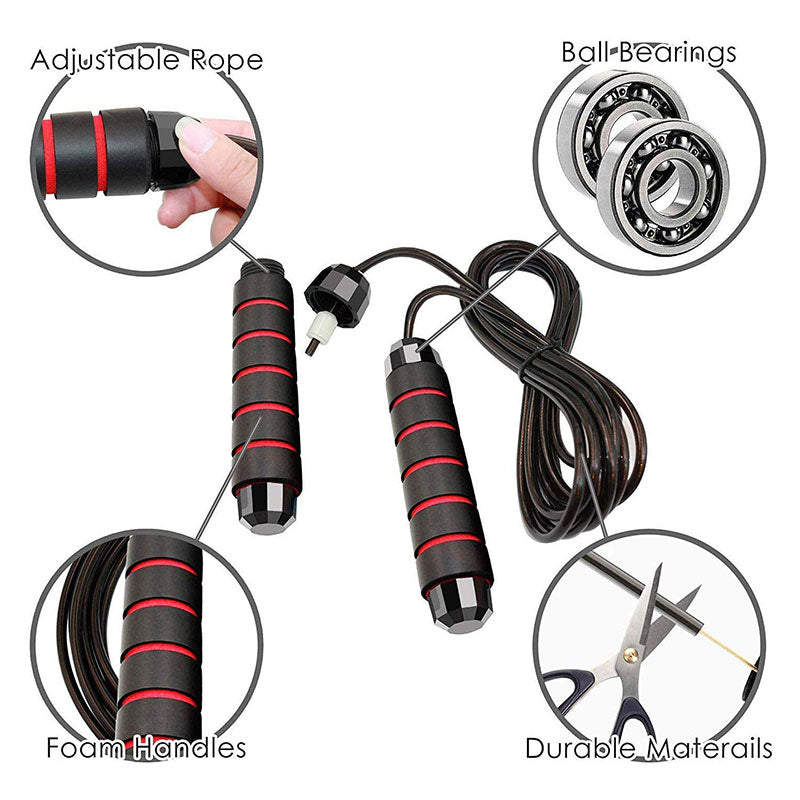 Skipping Rope Speed Weighted Jump Rope Workout Training Gear - PUPU