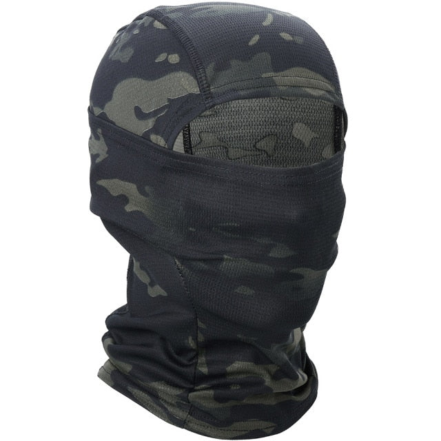 Camouflage Balaclava Full Face Scarf Mask Hiking Cycling Head Cover - PUPU