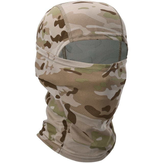 Camouflage Balaclava Full Face Scarf Mask Hiking Cycling Head Cover - PUPU