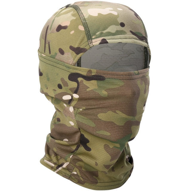 Camouflage Balaclava Full Face Scarf Mask Hiking Cycling Head Cover - PUPU