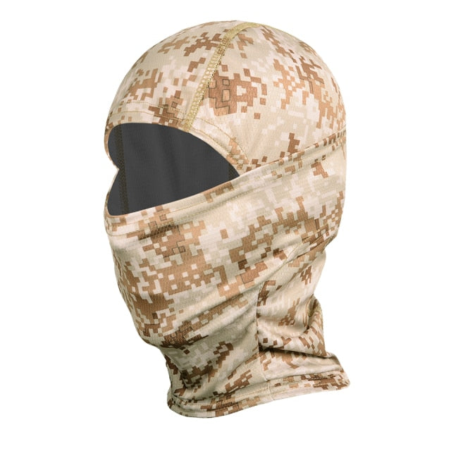 Camouflage Balaclava Full Face Scarf Mask Hiking Cycling Head Cover - PUPU