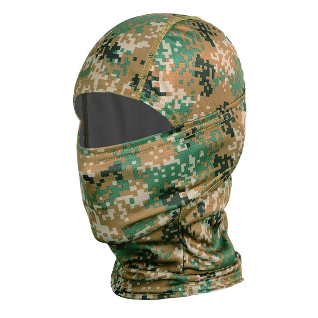 Camouflage Balaclava Full Face Scarf Mask Hiking Cycling Head Cover - PUPU