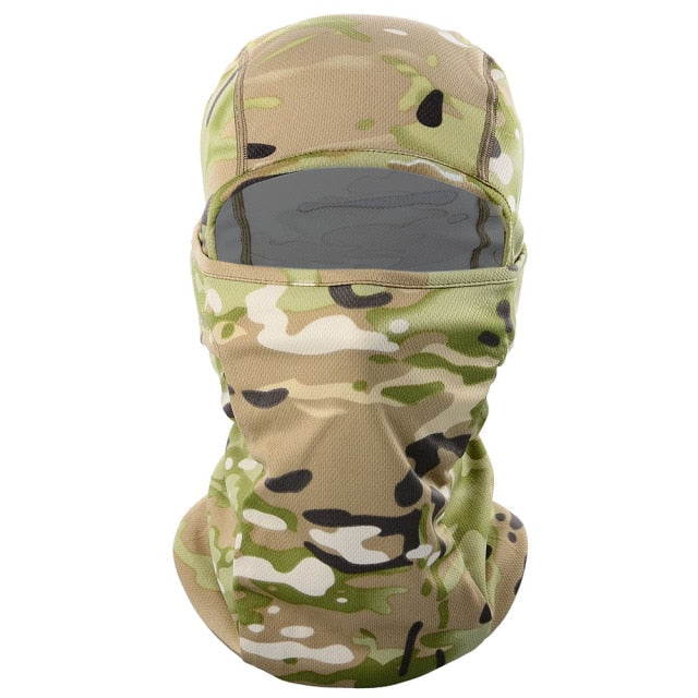 Camouflage Balaclava Full Face Scarf Mask Hiking Cycling Head Cover - PUPU