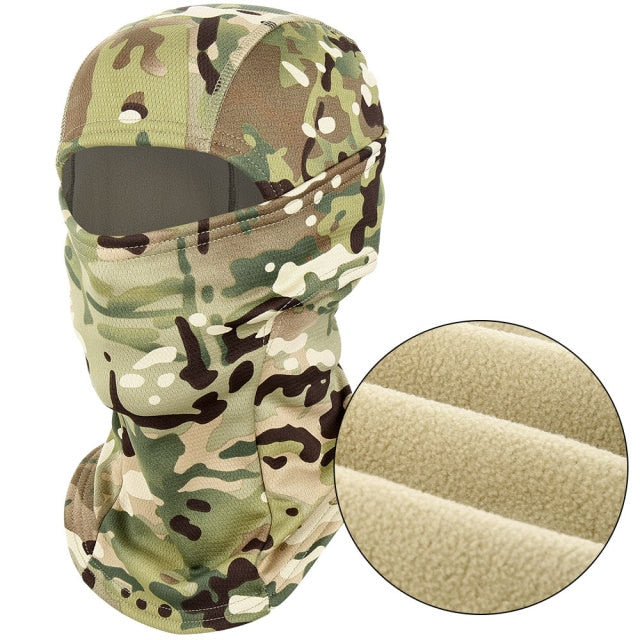 Camouflage Balaclava Full Face Scarf Mask Hiking Cycling Head Cover - PUPU