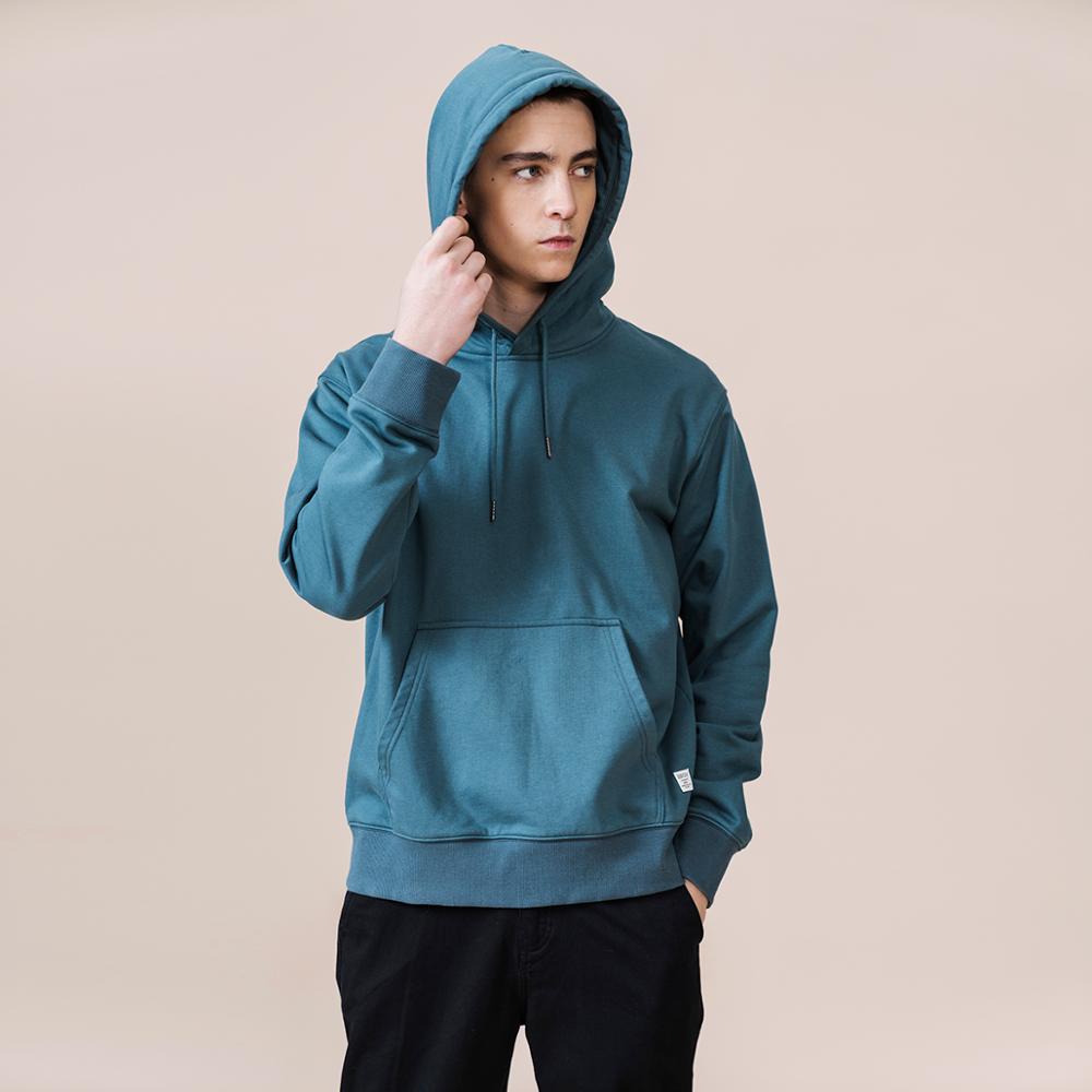 Men Quality Jogger Hoodies Thick Solid Basic Sweatshirts - PUPU
